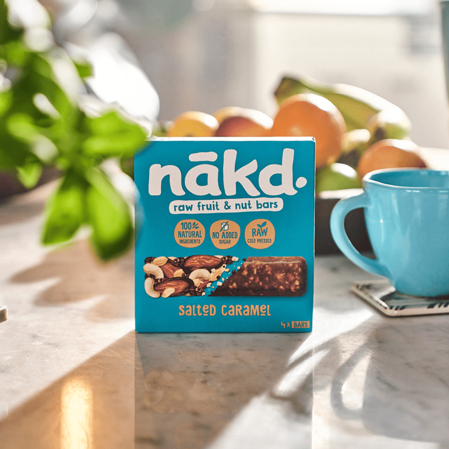 N_kd Salted Caramel Raw Fruit & Nut Bars 4 x 35g - UK Food & Drink - 5060088707975