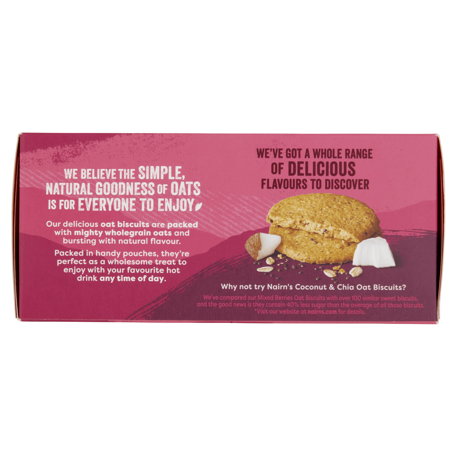 Nairn's Mixed Berries Oat Biscuits 200g - UK Food & Drink - 61232200989