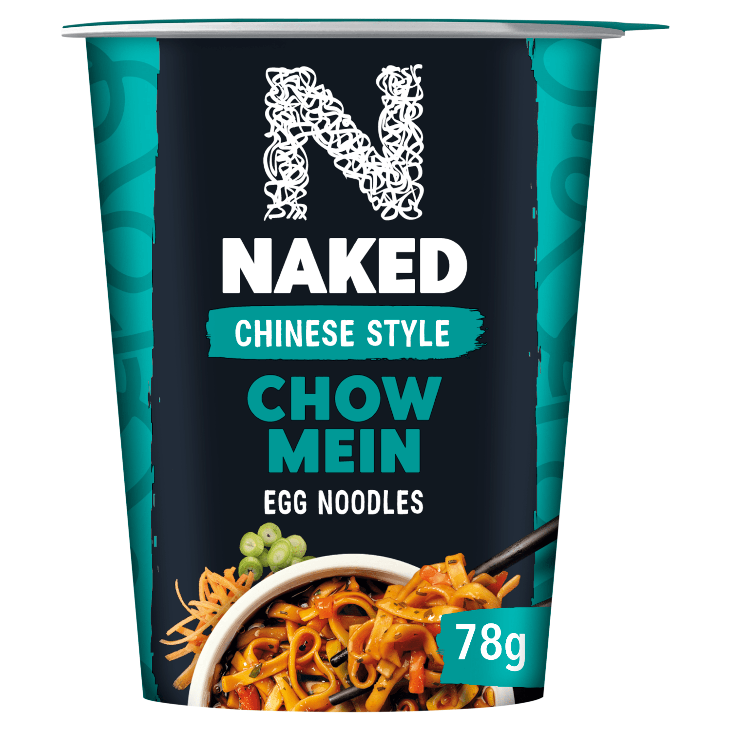 Naked Noodle Chow Mein Pot Snack 78g - UK Food & Drink - 5050665020429