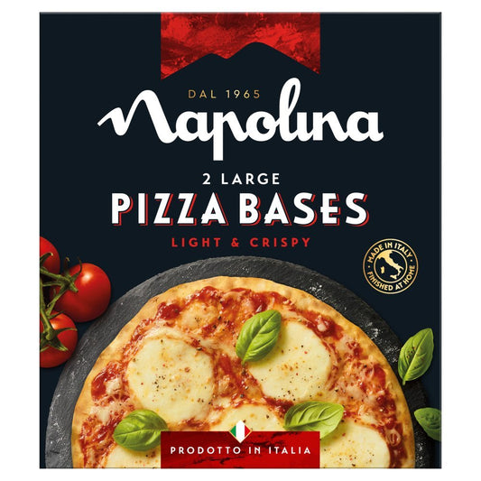 Napolina Large Pizza Bases 2 x 150g (300g) - UK Food & Drink - 5010061241415