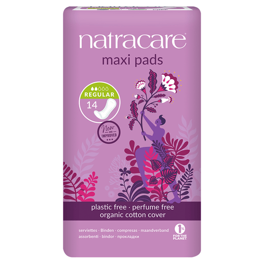 Natracare Maxi Pads Regular - UK Food & Drink - 782126003027