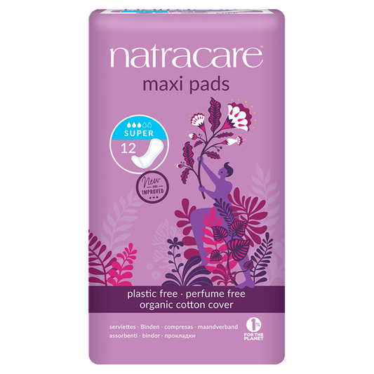 Natracare Maxi Pads Super - UK Food & Drink - 782126003034