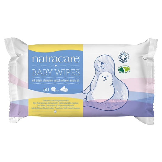 Natracare Organic Baby Wipes - UK Food & Drink - 782126200112