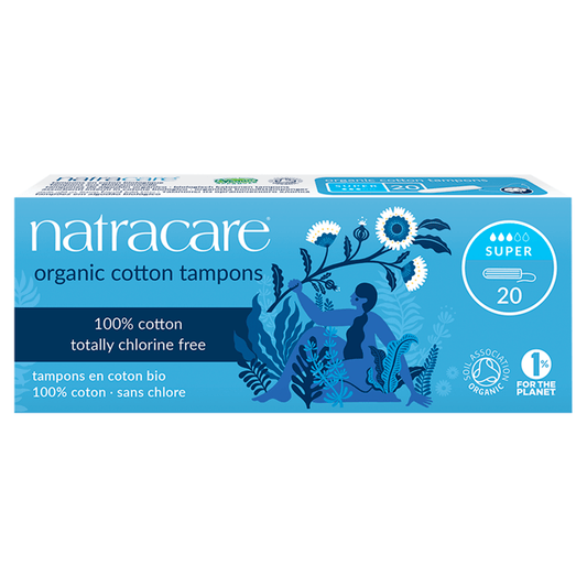 Natracare Organic Non Applicator Tamp Super - UK Food & Drink - 782126002006