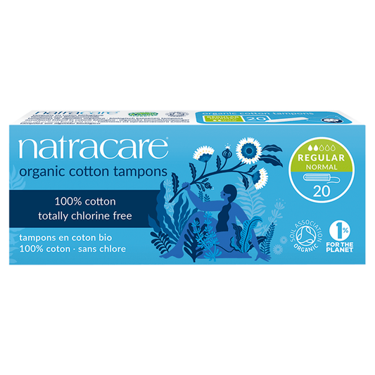 Natracare Organic Non Applicator Tampons Reg - UK Food & Drink - 782126001009
