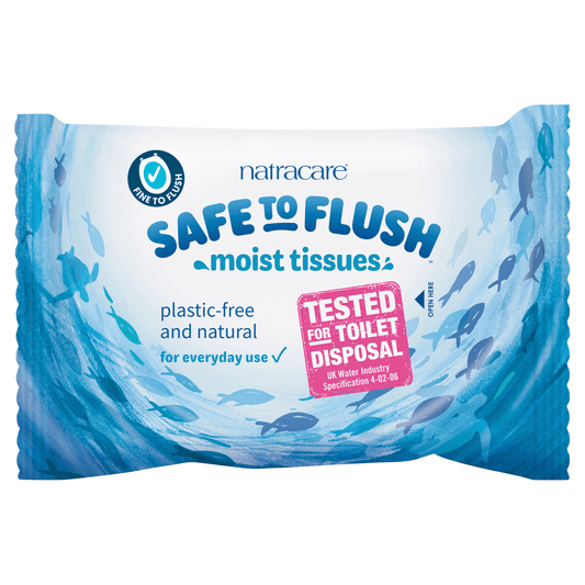 Natracare Safe to Flush Moist Tissue - UK Food & Drink - 782126203137