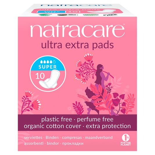 Natracare Ultra Extra Pads Super - UK Food & Drink - 782126003287
