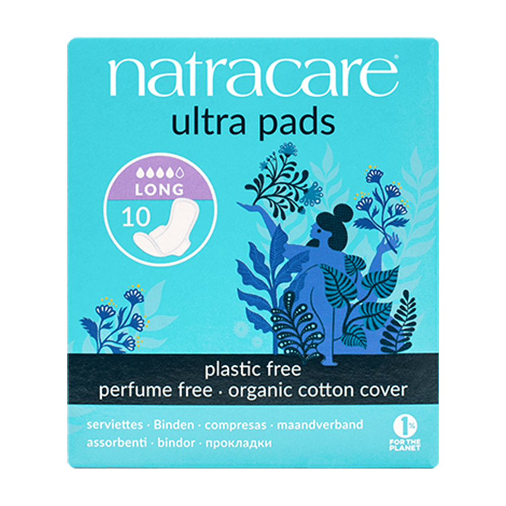 Natracare Ultra Pads Long with Wings - UK Food & Drink - 782126003102