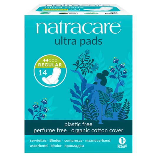 Natracare Ultra Pads Reg with Wings - UK Food & Drink - 782126003058