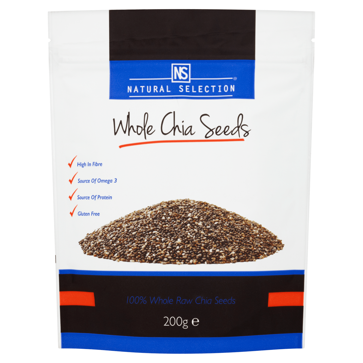 Natural Selection Whole Chia Seeds 200g - UK Food & Drink - 5060135534202