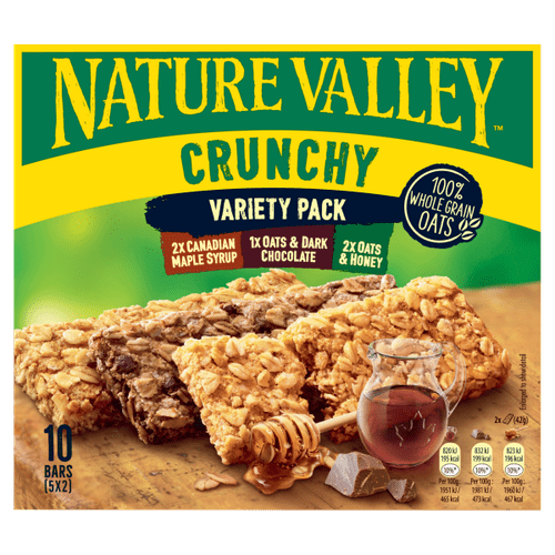 Nature Valley Crunchy Variety Pack 5 x 42g (210g) - UK Food & Drink - 8410076601254