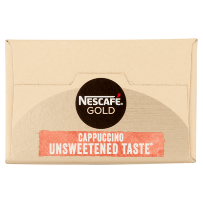 Nescafe Gold Cappuccino Unsweetened Taste Instant Coffee 8 x 14.2g (113.6g) - UK Food & Drink - 7613036002455