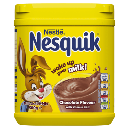 Nesquik Chocolate Flavour Milkshake Mix 500g - UK Food & Drink - 7613031513031