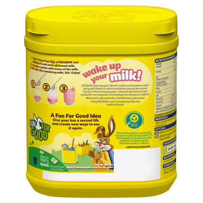 Nesquik Strawberry Flavour Milkshake Mix 500g - UK Food & Drink - 7613031513611