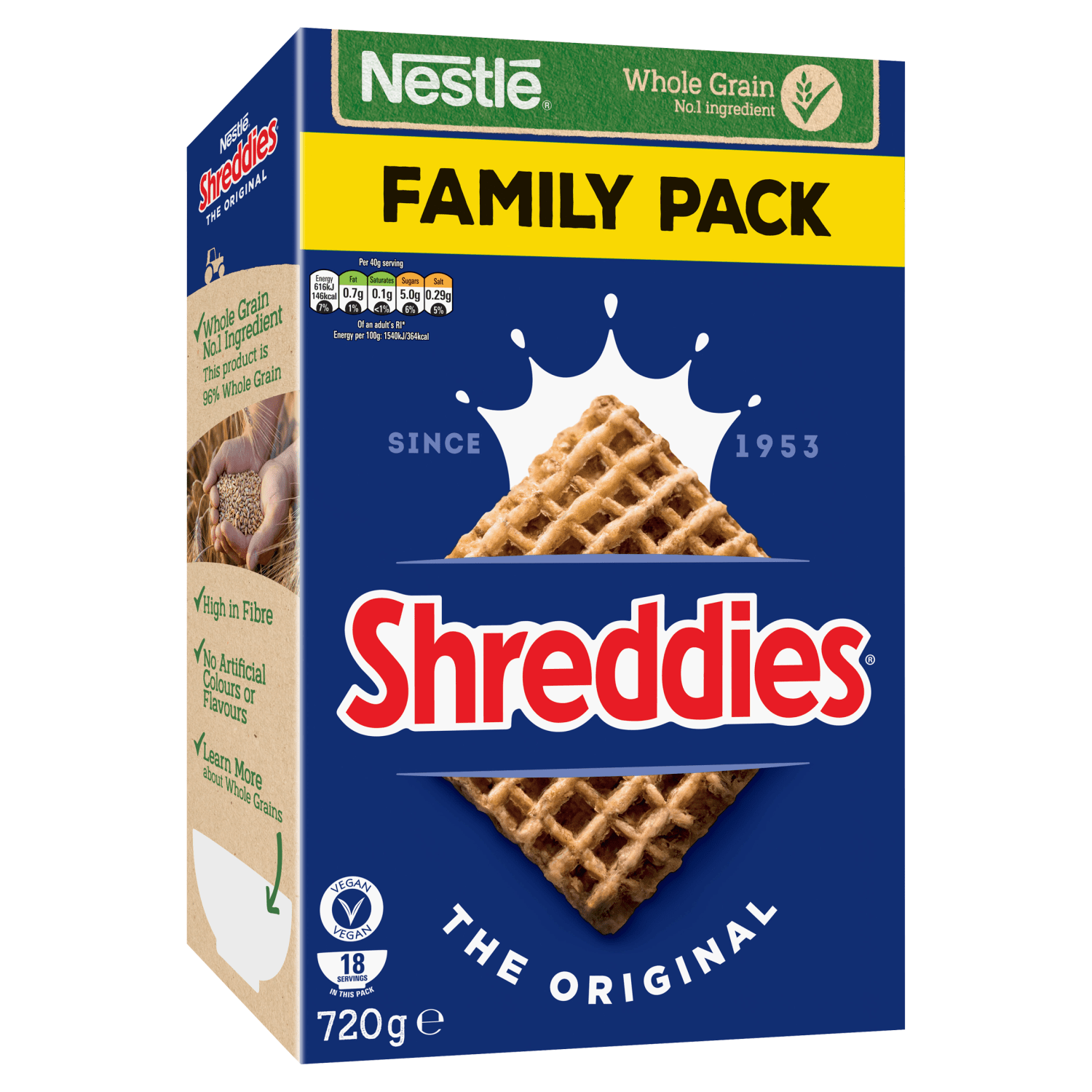 Nestl√© Shreddies The Original 720g - UK Food & Drink - 7613287367143