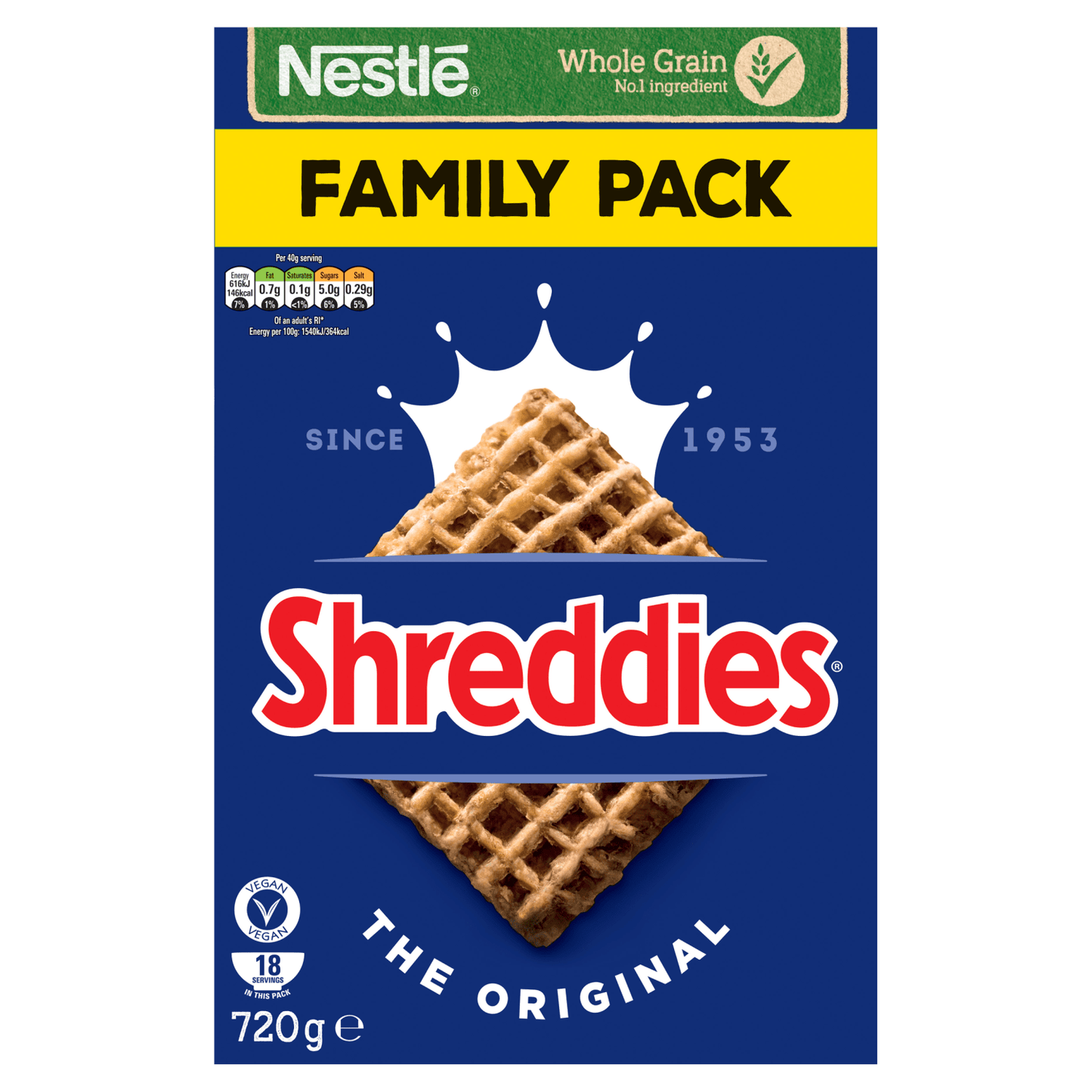 Nestl√© Shreddies The Original 720g - UK Food & Drink - 7613287367143