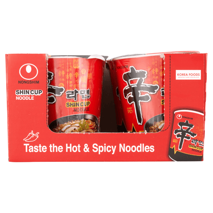 Nongshim Shin Cup Noodle 68g - UK Food & Drink - 8801043031011