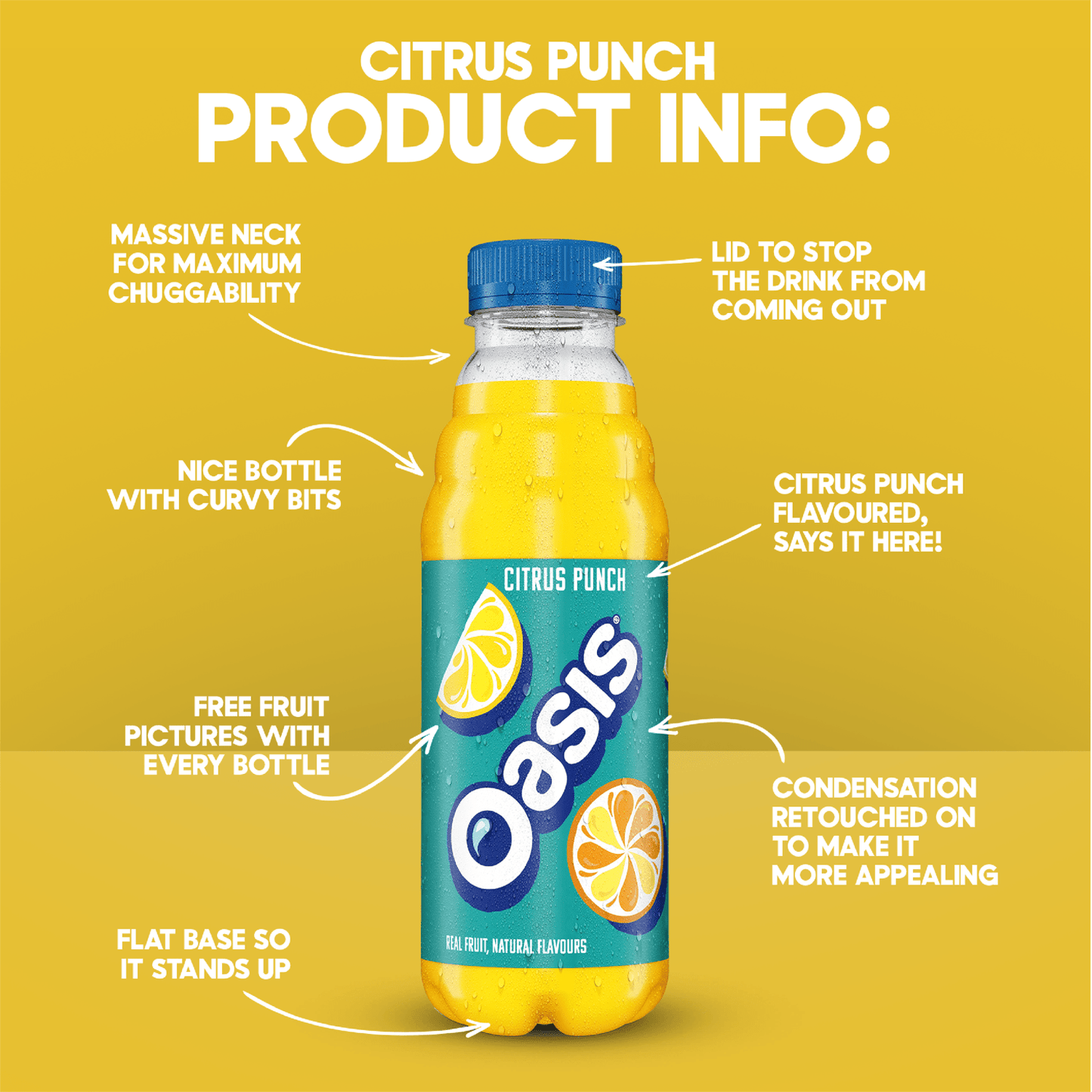 Oasis Citrus Punch 500ml - UK Food & Drink - 5449000125019