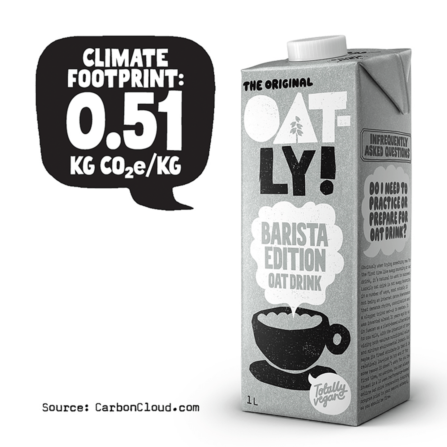 Oatly! Oat Drink Barista Edition 1L - UK Food & Drink - 7394376616228