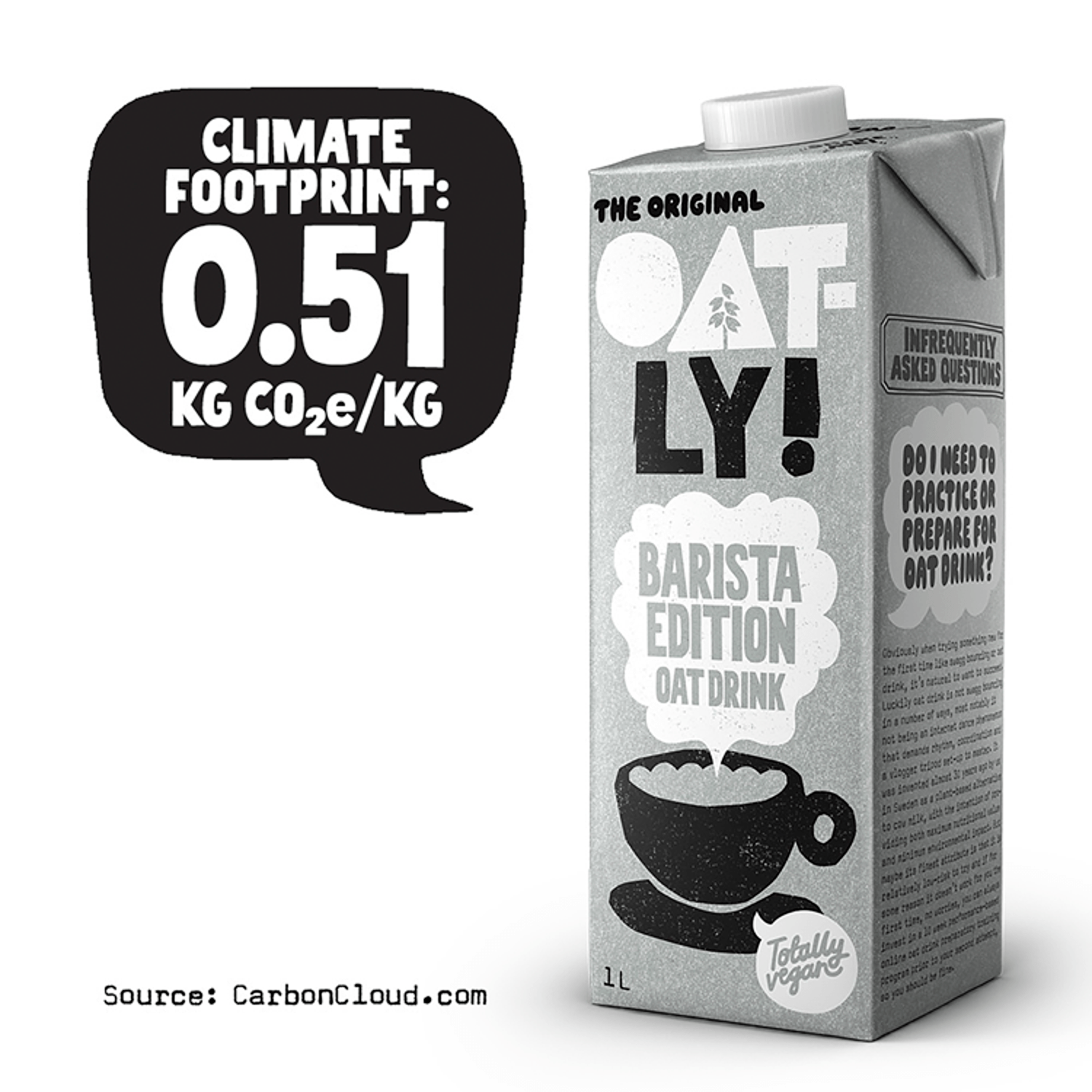 Oatly! Oat Drink Barista Edition 1L - UK Food & Drink - 7394376616228