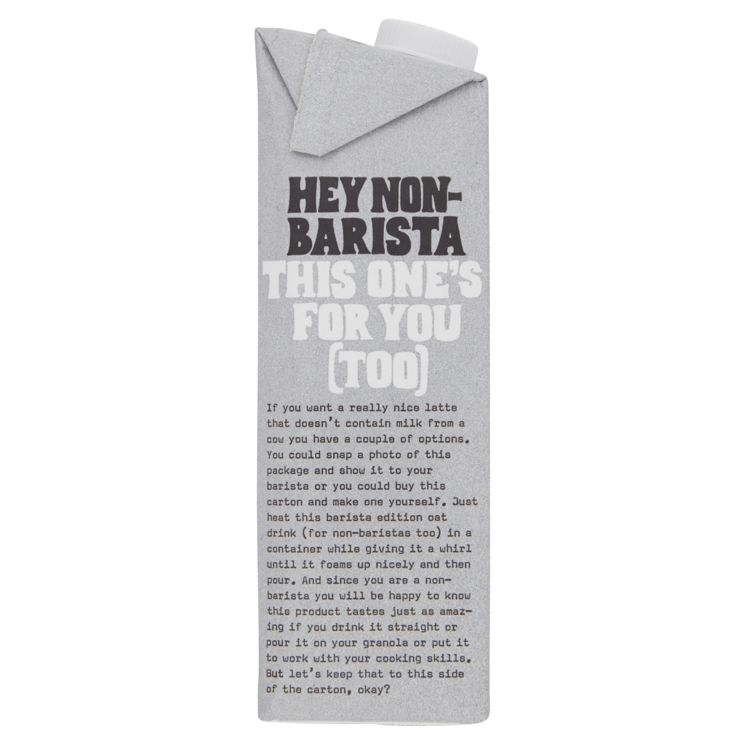 Oatly! Oat Drink Barista Edition 1L - UK Food & Drink - 7394376616228