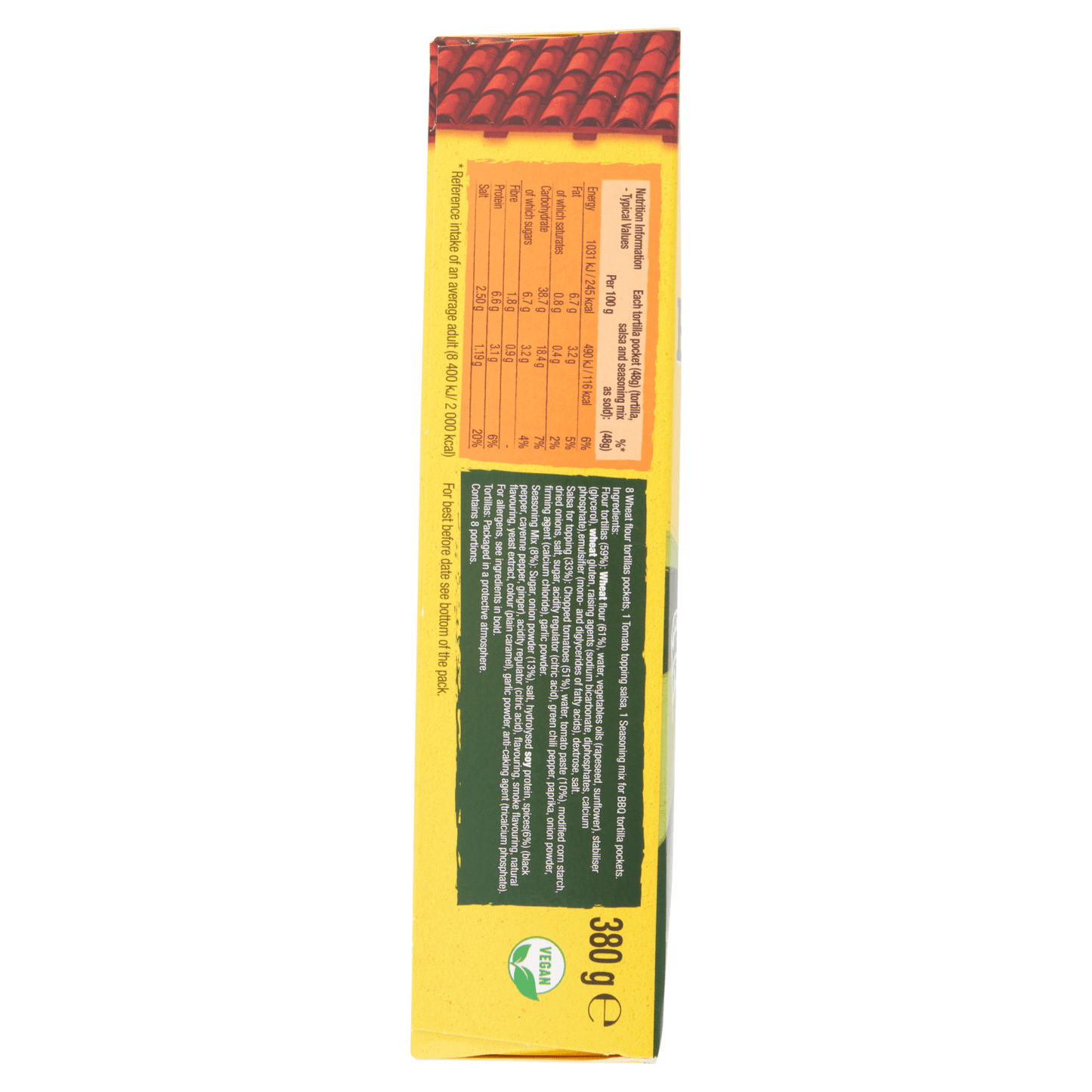 Old El Paso Mild Smoky BBQ Tortilla Pockets Fajita Kit 380g - UK Food & Drink - 8410076474872