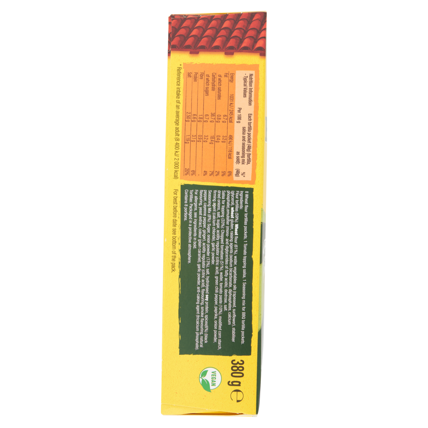 Old El Paso Mild Smoky BBQ Tortilla Pockets Fajita Kit 380g - UK Food & Drink - 8410076474872