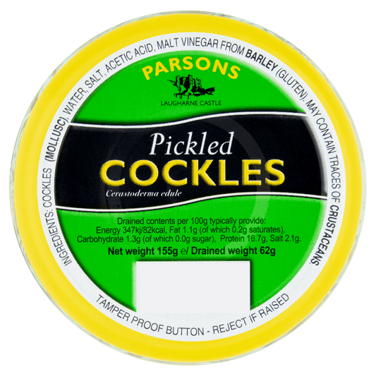 Parsons Pickled Cockles 155g - UK Food & Drink - 50824991