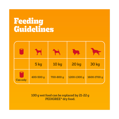 Pedigree Adult Wet Dog Food Tin Chicken in Jelly 385g - UK Food & Drink - 5000166052115