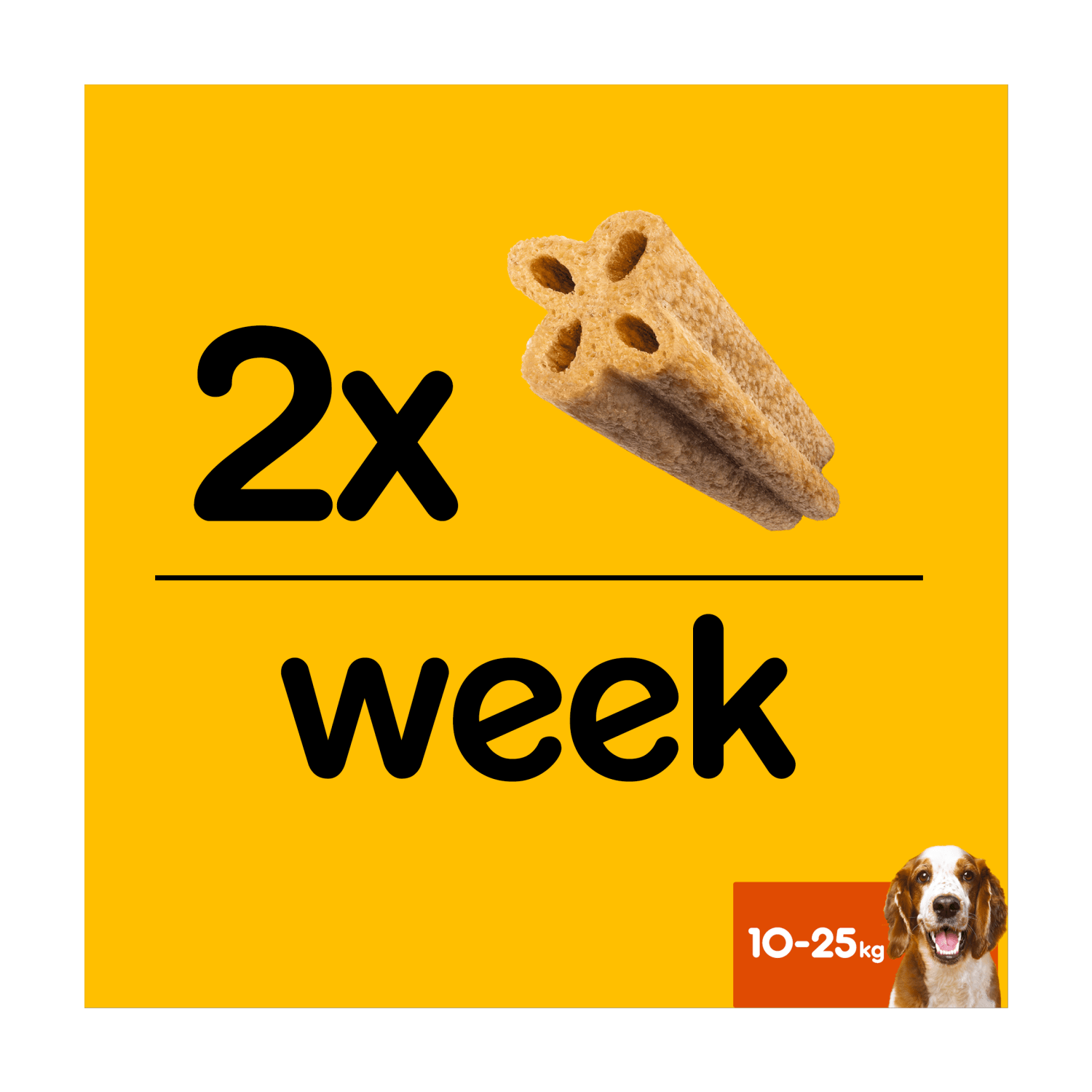 Pedigree Dentastix Advanced Medium Dog Treat Chicken 1 x Dental Chew 80g - UK Food & Drink - 5998749138533