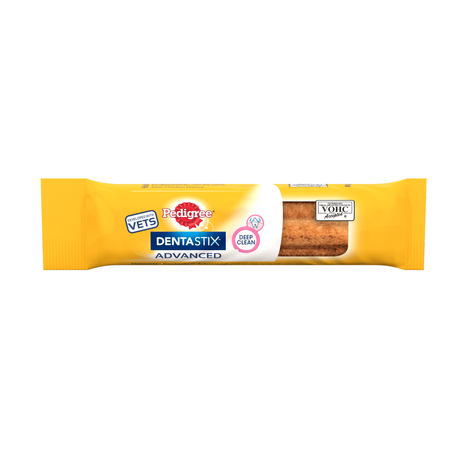 Pedigree Dentastix Advanced Medium Dog Treat Chicken 1 x Dental Chew 80g - UK Food & Drink - 5998749138533