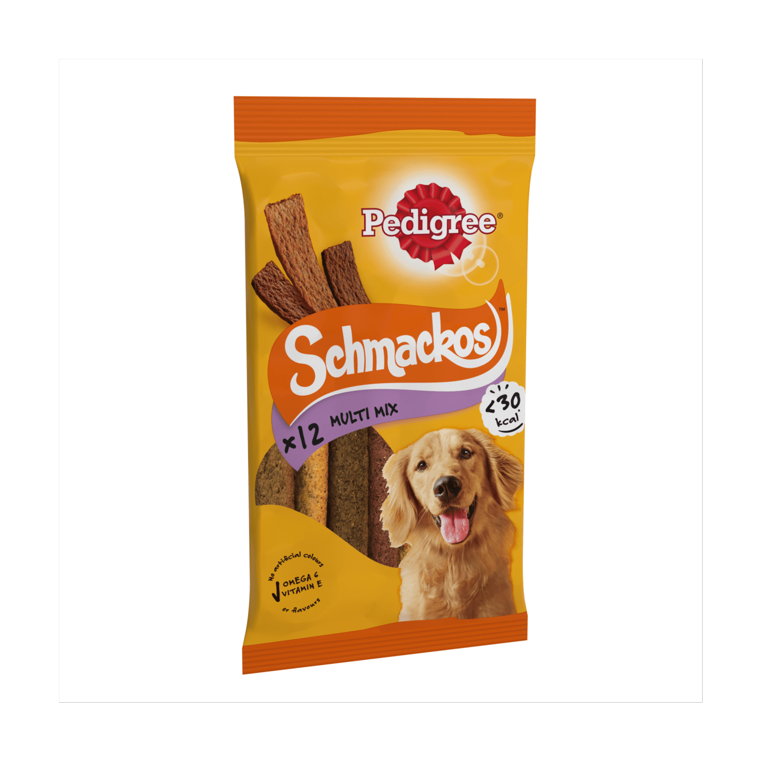 Pedigree Schmackos Adult Dog Treats Multi Mix 12 Strips 86g - UK Food & Drink - 5010394001038