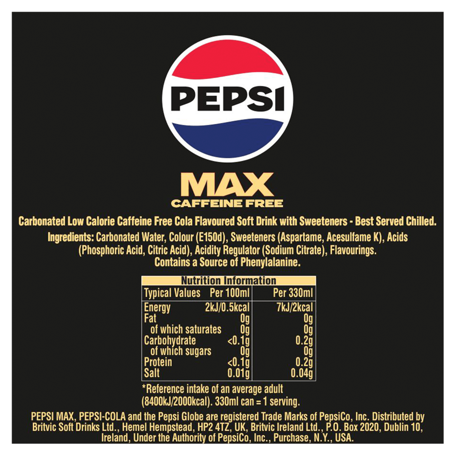 Pepsi Max 2 Litres - UK Food & Drink - 4060800304803