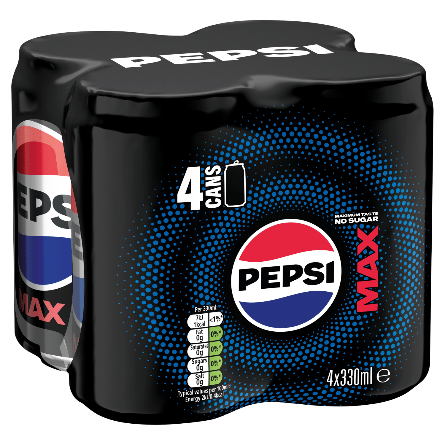 Pepsi Max 4 x 330ml - UK Food & Drink - 4062139016136