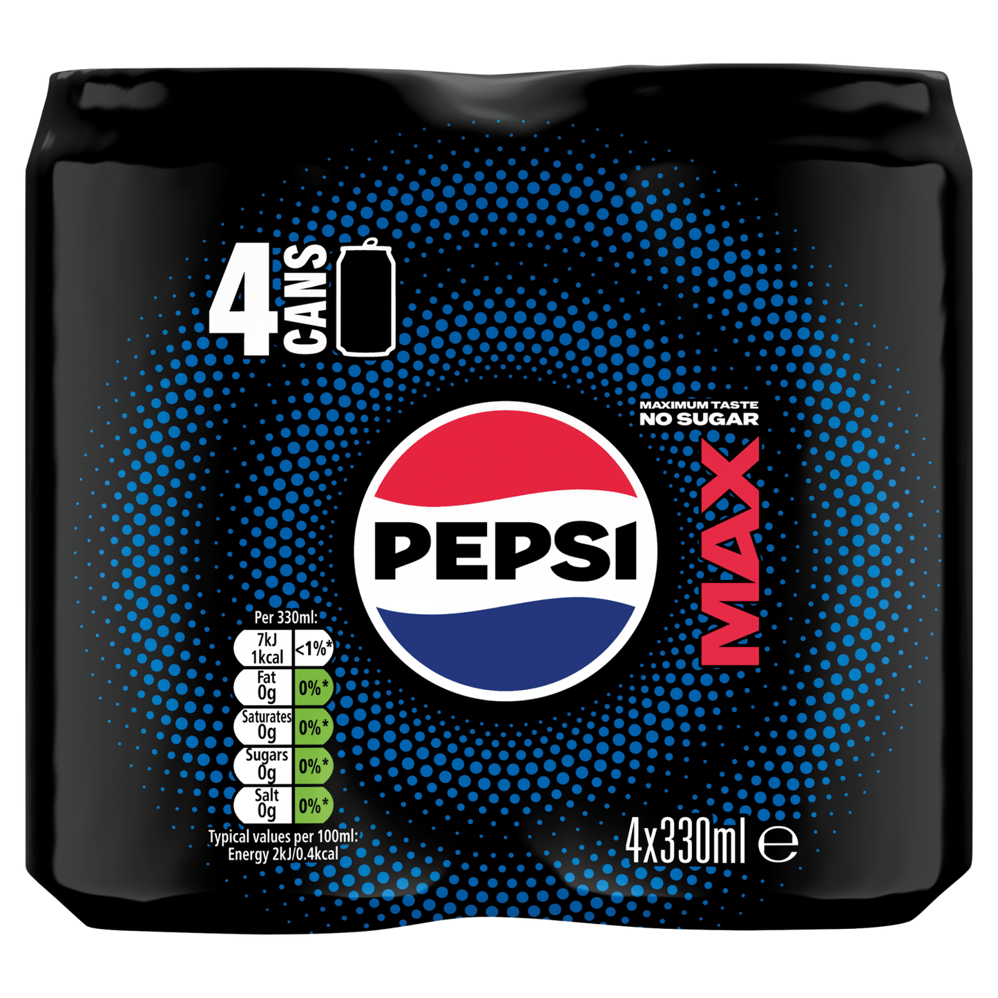 Pepsi Max 4 x 330ml - UK Food & Drink - 4062139016136