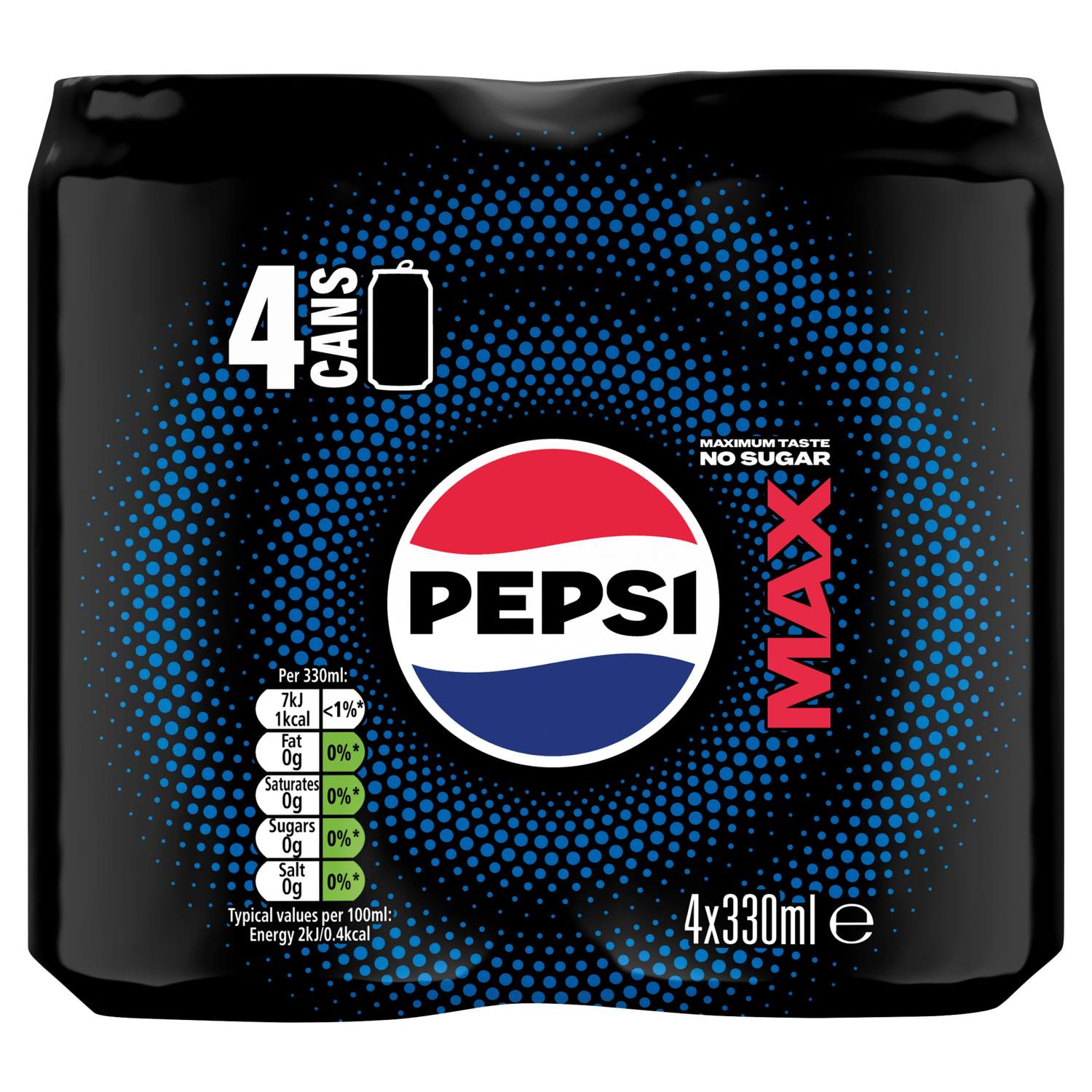Pepsi Max 4 x 330ml - UK Food & Drink - 4062139016136