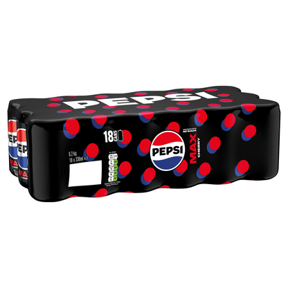 Pepsi Max Cherry 18 x 330ml - UK Food & Drink - 4060800308948