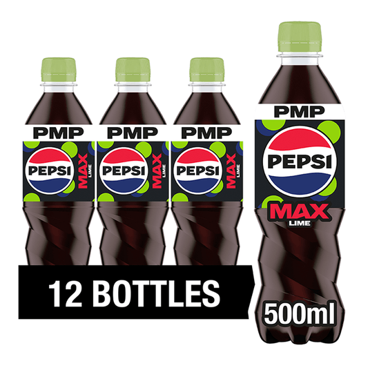 Pepsi Max Lime 500ml - UK Food & Drink - 4062139015924