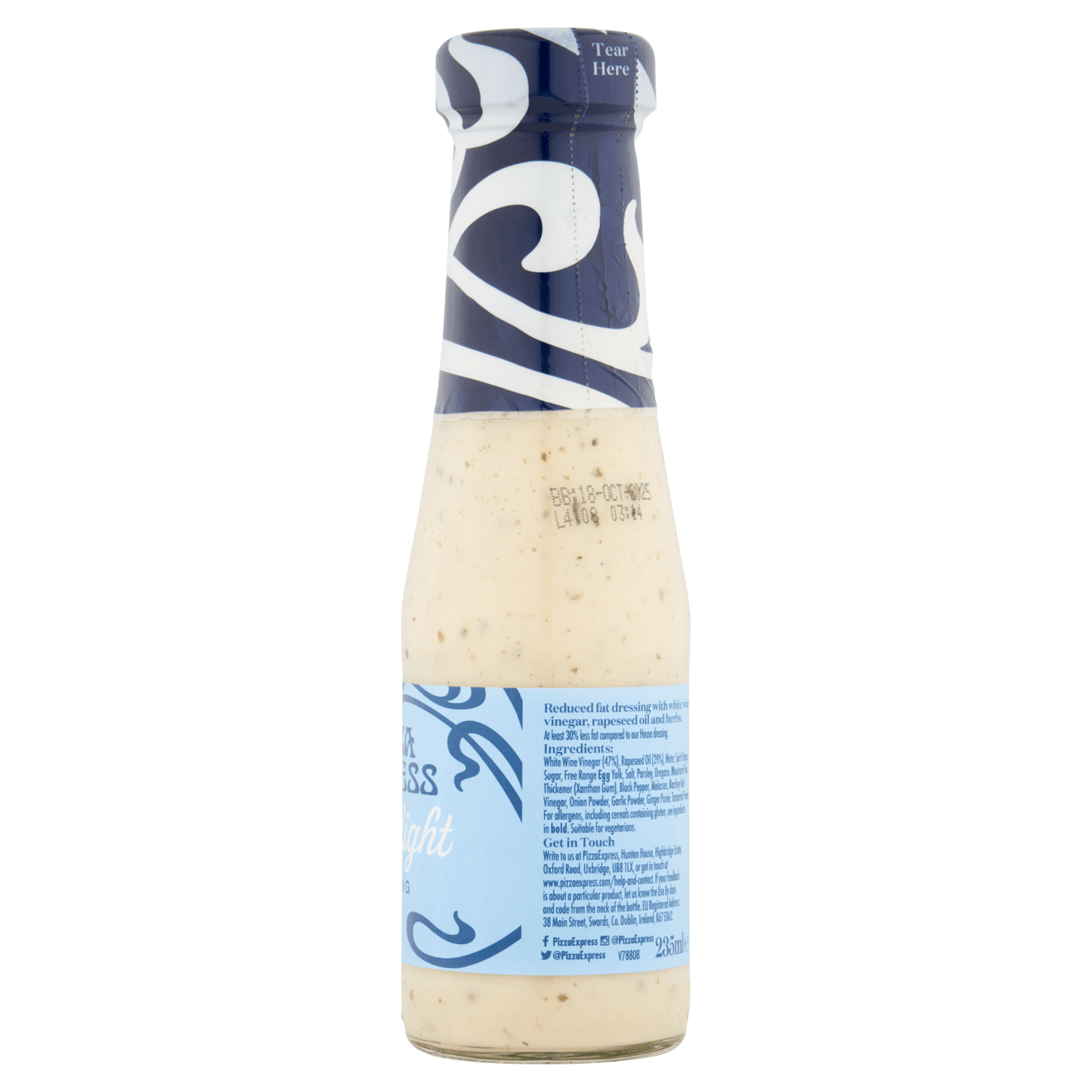 Pizza Express House Light Dressing 235ml - UK Food & Drink - 5039303003772