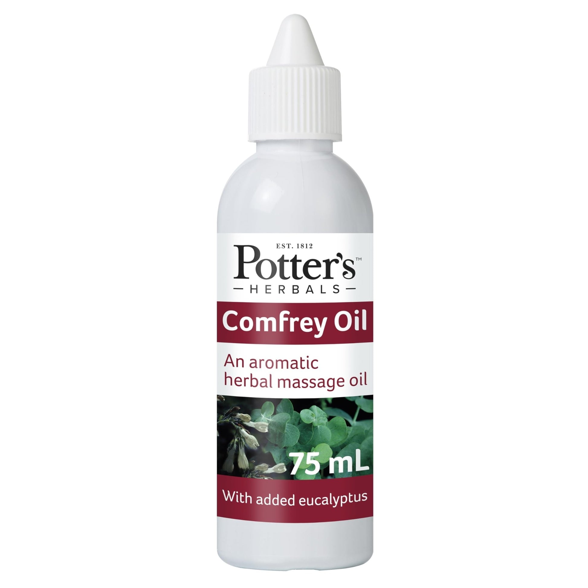 Potters Comfrey Oil with Eucalyptus - UK Food & Drink - 5014734364159