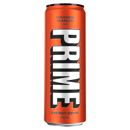 Prime Hydration Orange Mango Flavour Energy Drink 330ml - UK Food & Drink - 850040427592