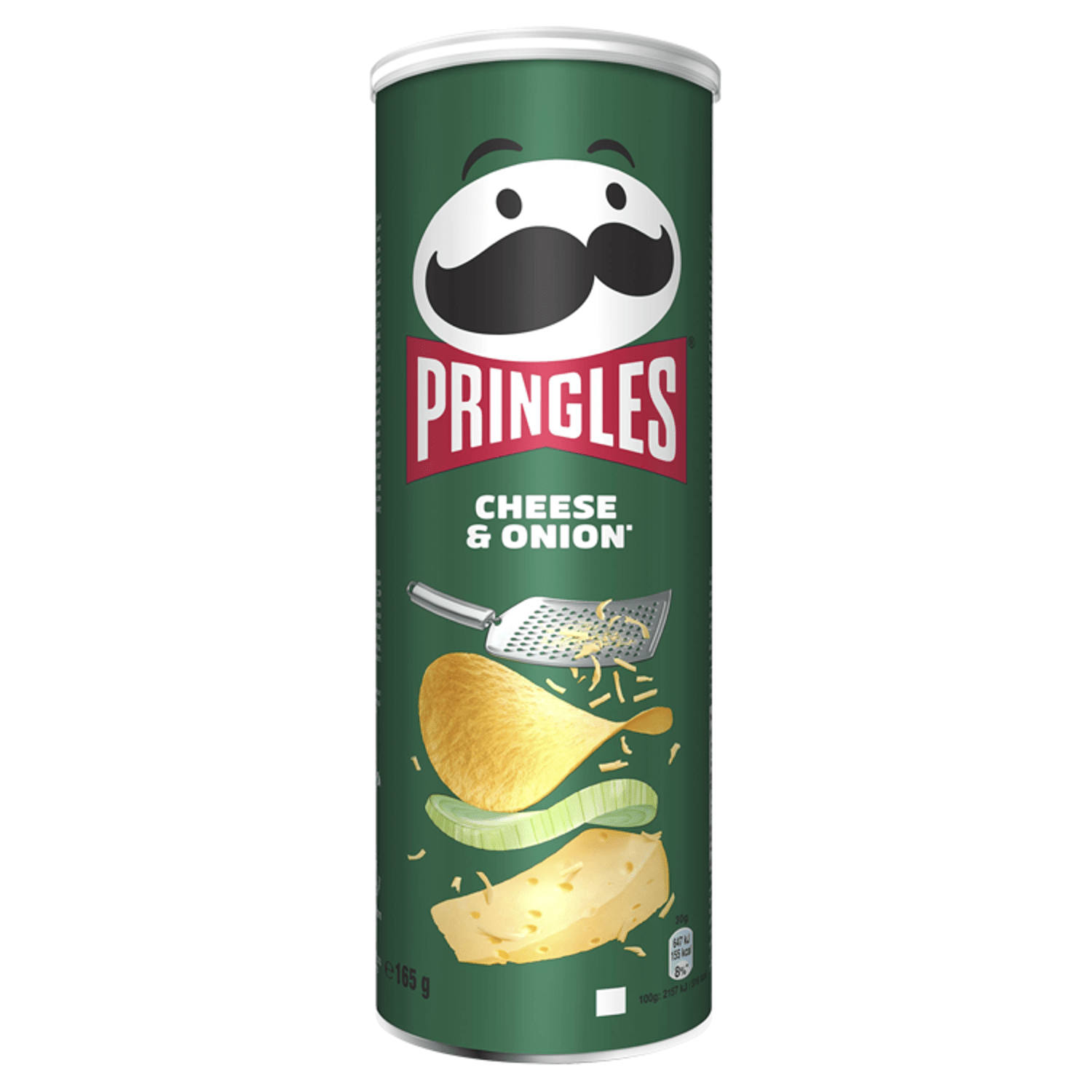 Pringles Cheese & Onion Crisps Can 165g - UK Food & Drink - 5053990127641