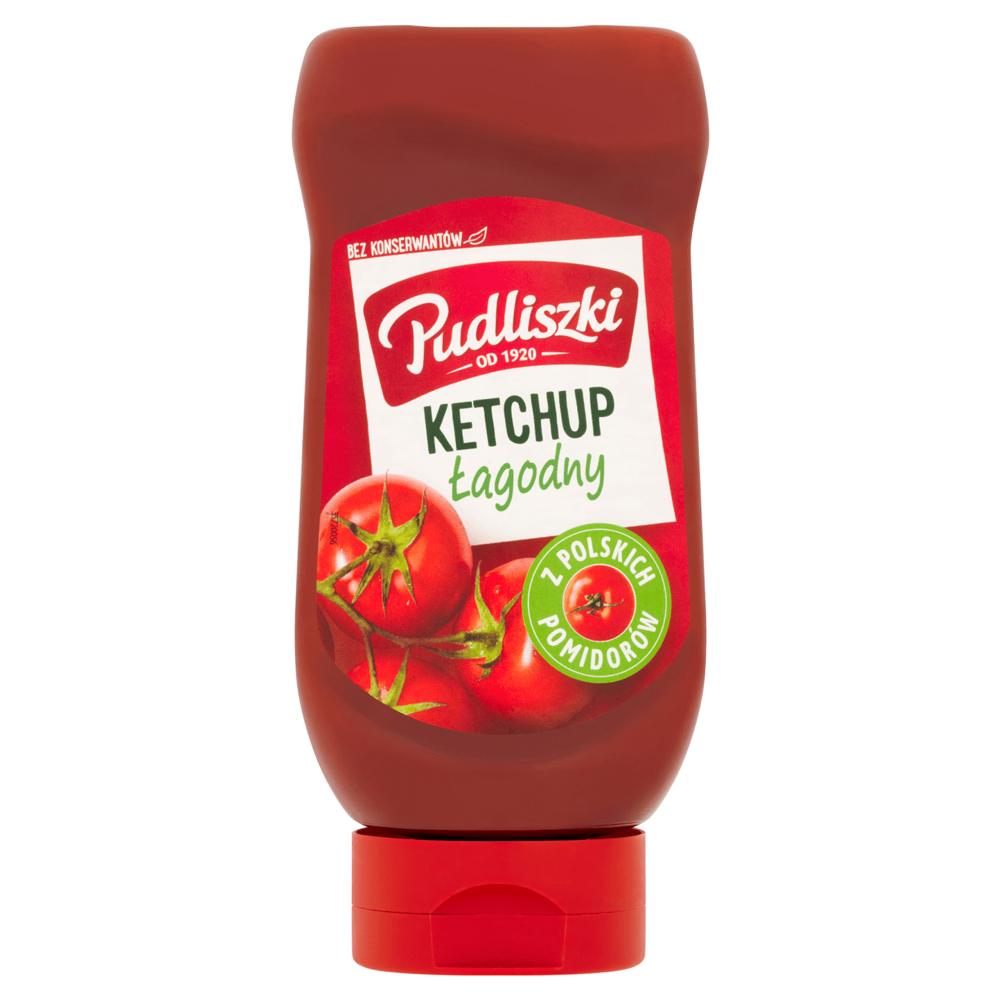 Pudliszki Mild Tomato Ketchup 480g - UK Food & Drink - 5900783000424