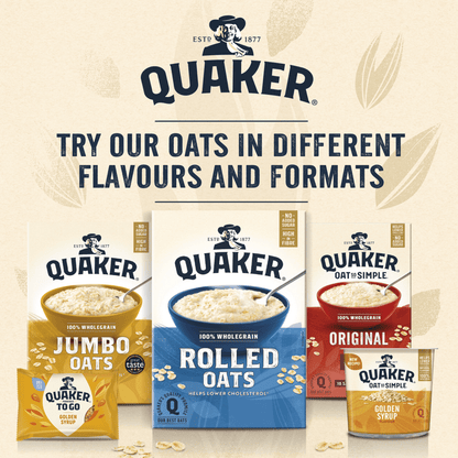 Quaker Rolled Porridge Oats 1kg - UK Food & Drink - 5000108022152