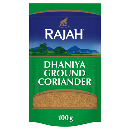 Rajah Dhaniya Ground Coriander 100g - UK Food & Drink - 5015821145088