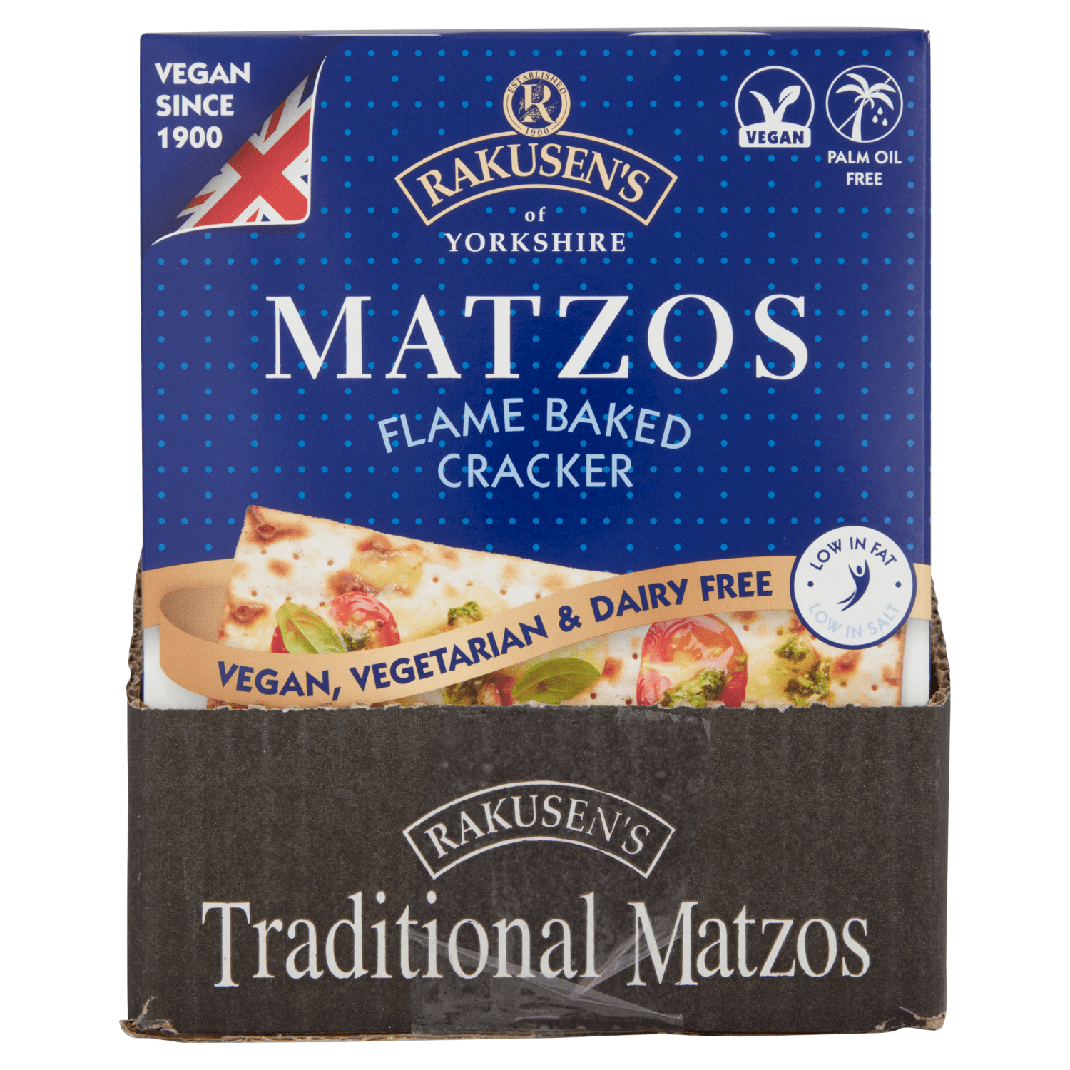 Rakusen's of Yorkshire Matzos Flame Baked Cracker 200g - UK Food & Drink - 5010112006161