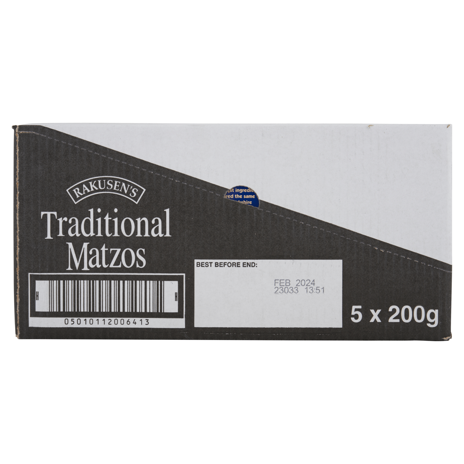 Rakusen's of Yorkshire Matzos Flame Baked Cracker 200g - UK Food & Drink - 5010112006161