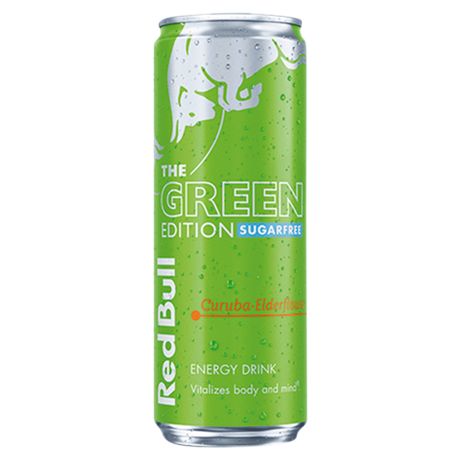 Red Bull The Green Edition Sugar Free Curuba & Elderflower Energy Drink 355ml - UK Food & Drink - 9002490271992