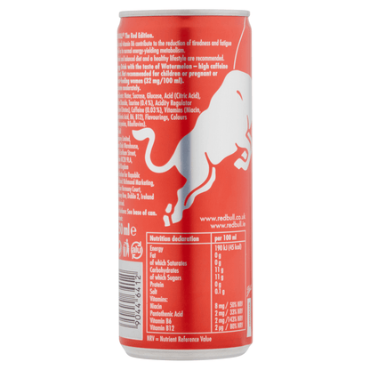 Red Bull The Red Edition Watermelon Energy Drink 250ml - UK Food & Drink - 90446412