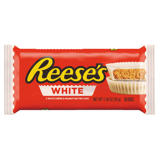 Reese's 2 White Peanut Butter Cups 39.5g - UK Food & Drink - 34000433032